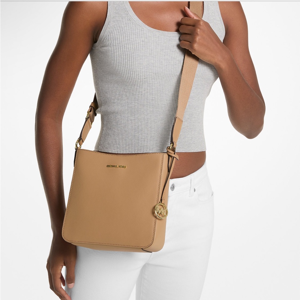 New Michael Kors Jet Set Small Messenger Crossbody Bag